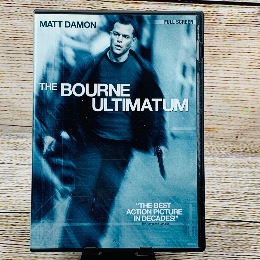The Bourne Ultimatum‎ [DVD 2007] Matt Damon Full Screen Action Thriller Movie